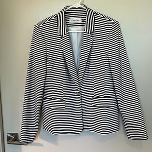 Calvin Klein striped blazer